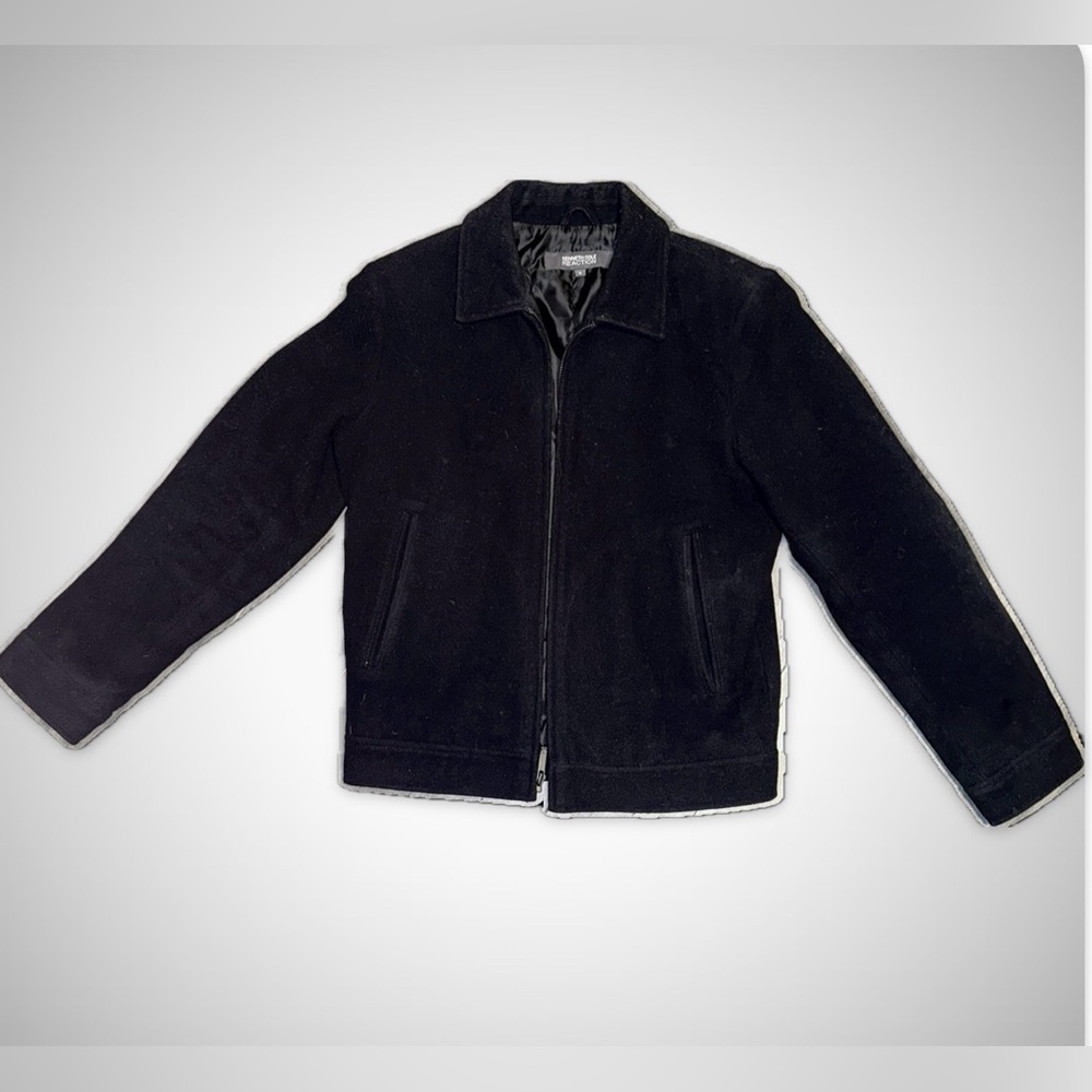 Kenneth Cole Black Zip-Up Men’s Jacket size Small | S